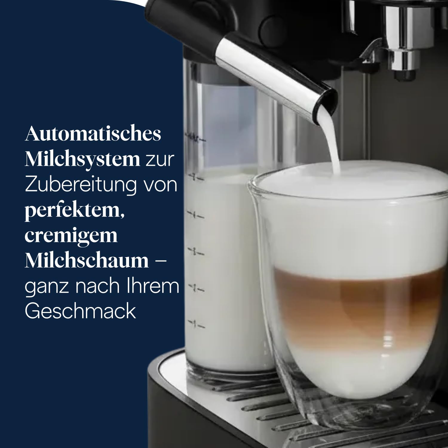 Kaffeevollautomat Magnifica Evo Next mit 13 One-Touch-Getränken, 1,8 L Wassertank und LatteCrema Hot Milchaufschäumer