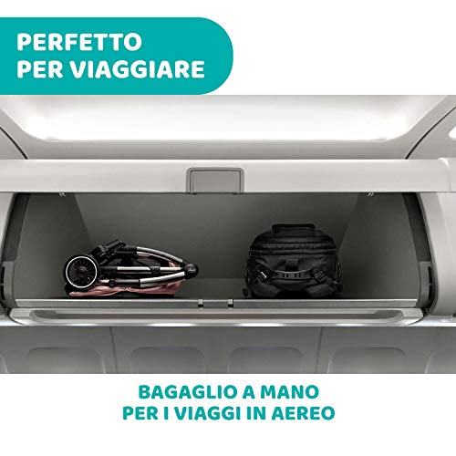 Passeggino Reclinabile Pieghevole Automatica Parapioggia