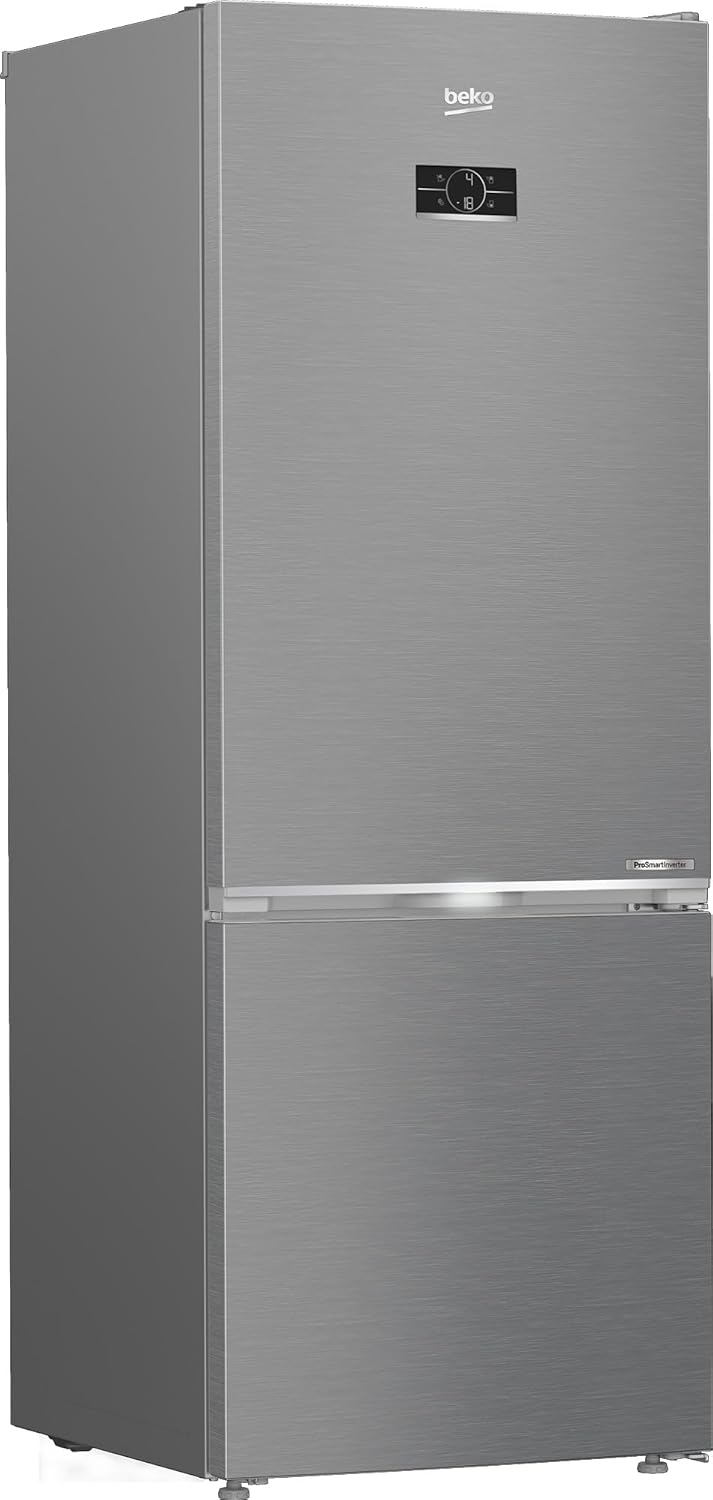 BEKO - B5RCNE565HXP - Frigorifero Combinato No Frost, 490 Litri, Inox, Classe Energetica D