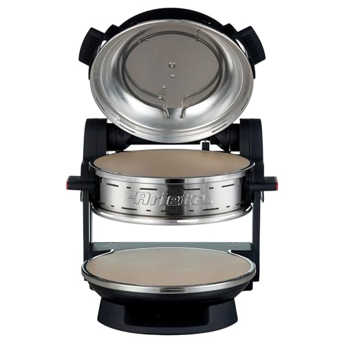 Ariete 927 Pizzeria Ariete, Forno pizza doppio, 2 pizze in 4 minuti, 2300 W, 2 pietre refrattarie, 2 termostati, Diametro 32 cm, 5 livelli di cottura, 2 pale in acciaio inox, Nero : Amazon.it: Casa e cucina