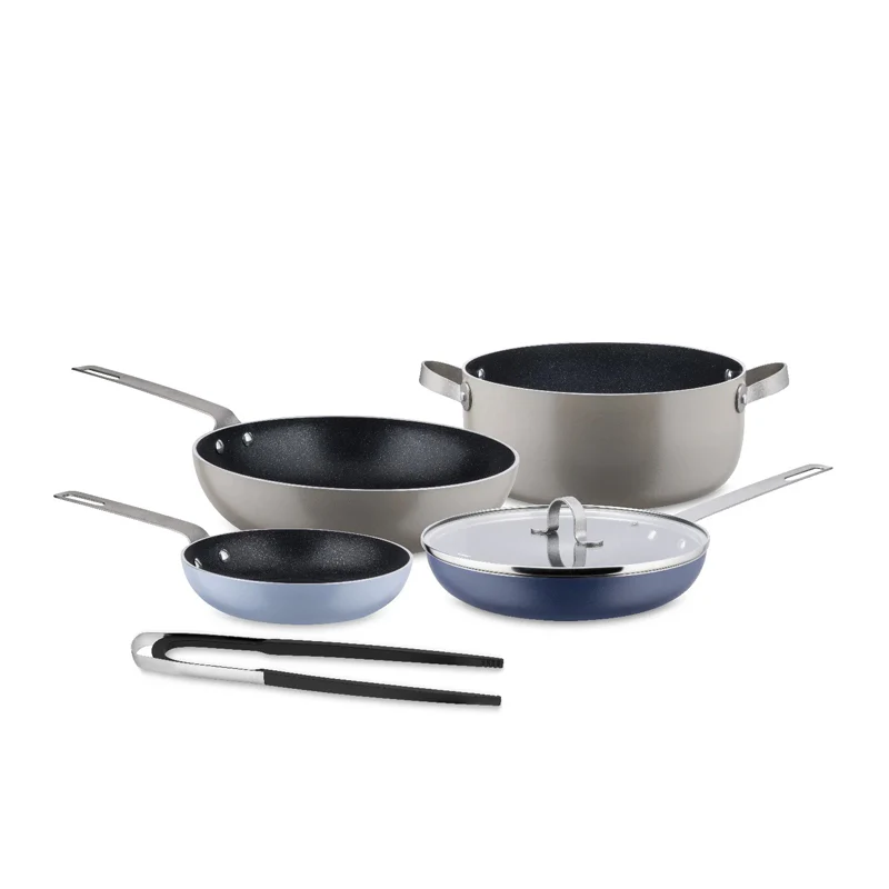 Set di Pentole Alessi Tama 5 Pezzi - Alta Qualità e Design Elegante