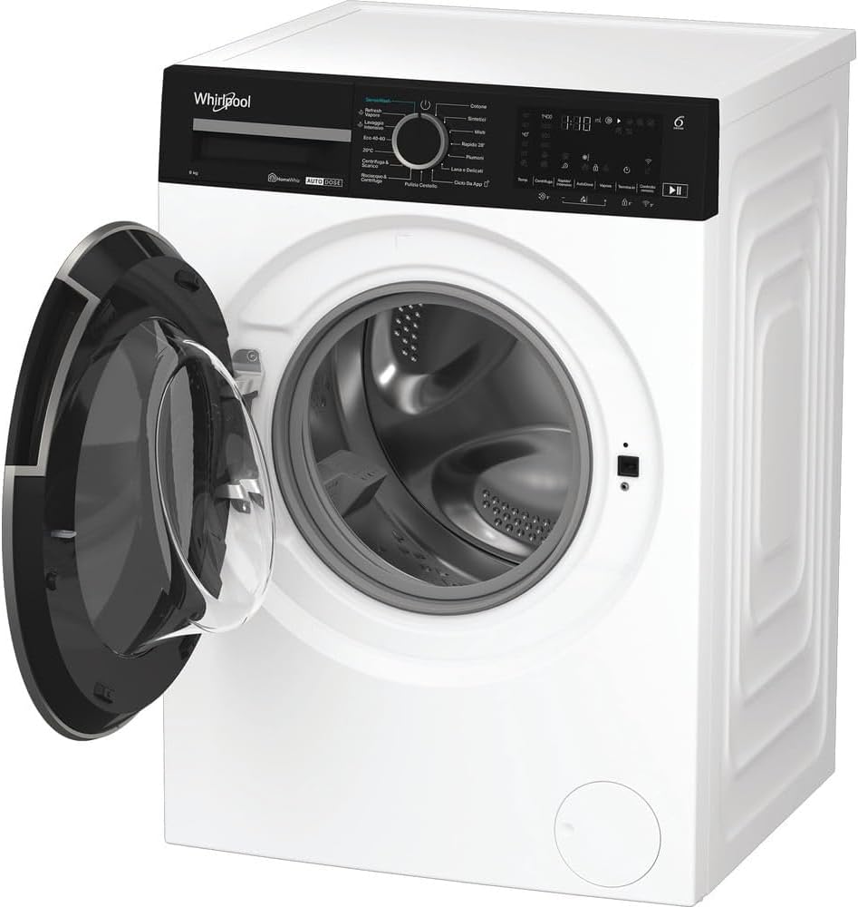 Whirlpool Lavatrice smart connessa con WiFi - WPM 911W ADS IT - SenseWash