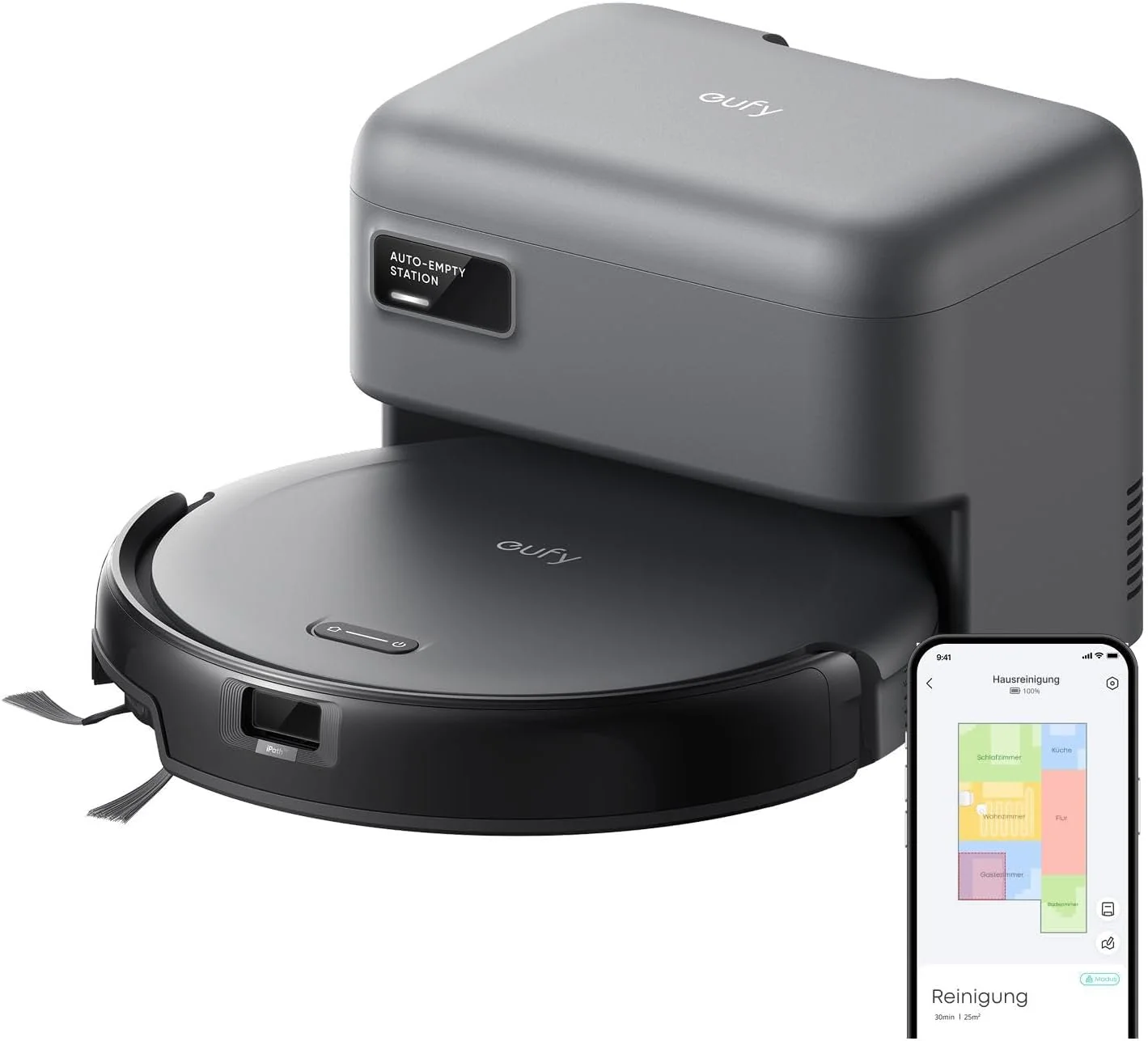 eufy Anker Saugroboter C10 mit automatischer Entleerung