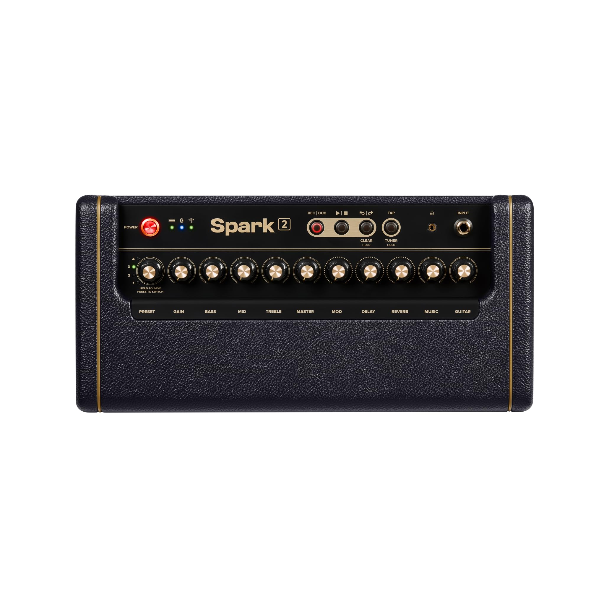 50W Gitarren-Übungsamp mit Bluetooth, Spark 2, Sonic IQ Audio Engine und Creative Groove Looper