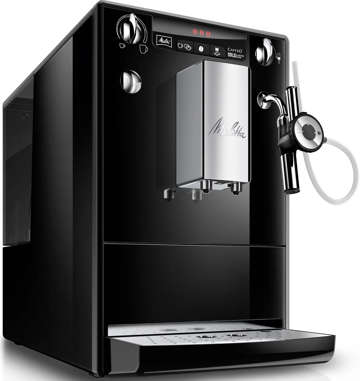 Melitta Kaffeevollautomat, Schwarz, Caffeo Solo & Perfect Milk - - mit Milchsystem