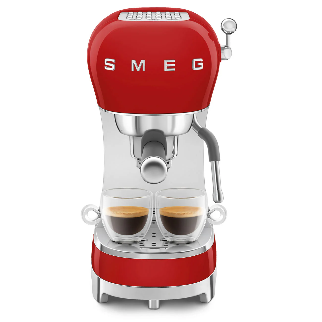Smeg Macchina da Caffè Espresso Rossa Anni 50 ECF02RDEU