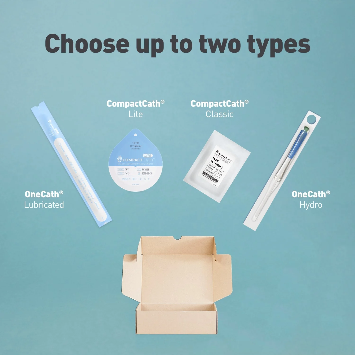 CompactCath Intermittent Catheter Sample Pack