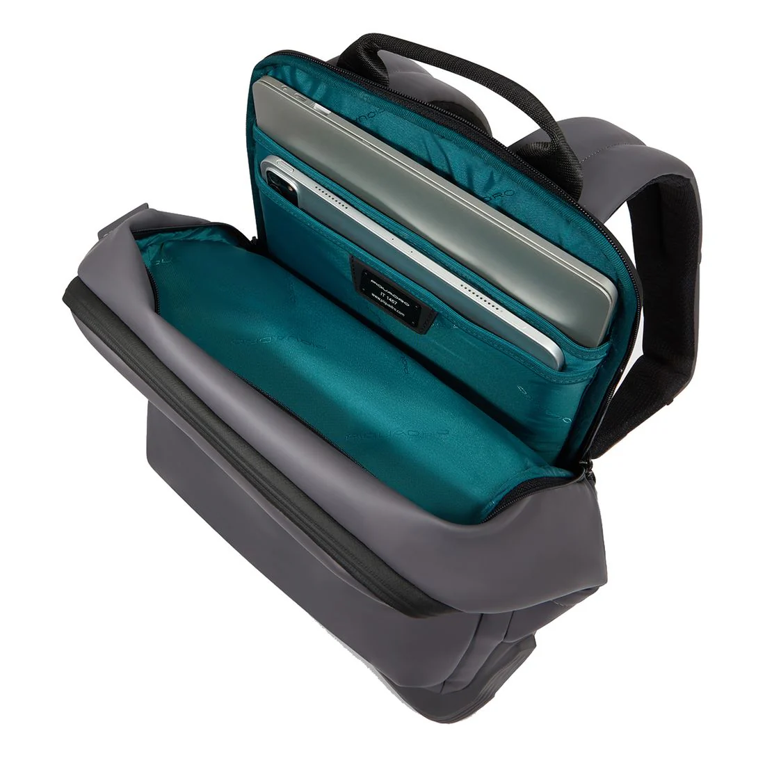 Zaino Piquadro Corner grigio gommato porta pc 14'' CA6464C2OW-GR