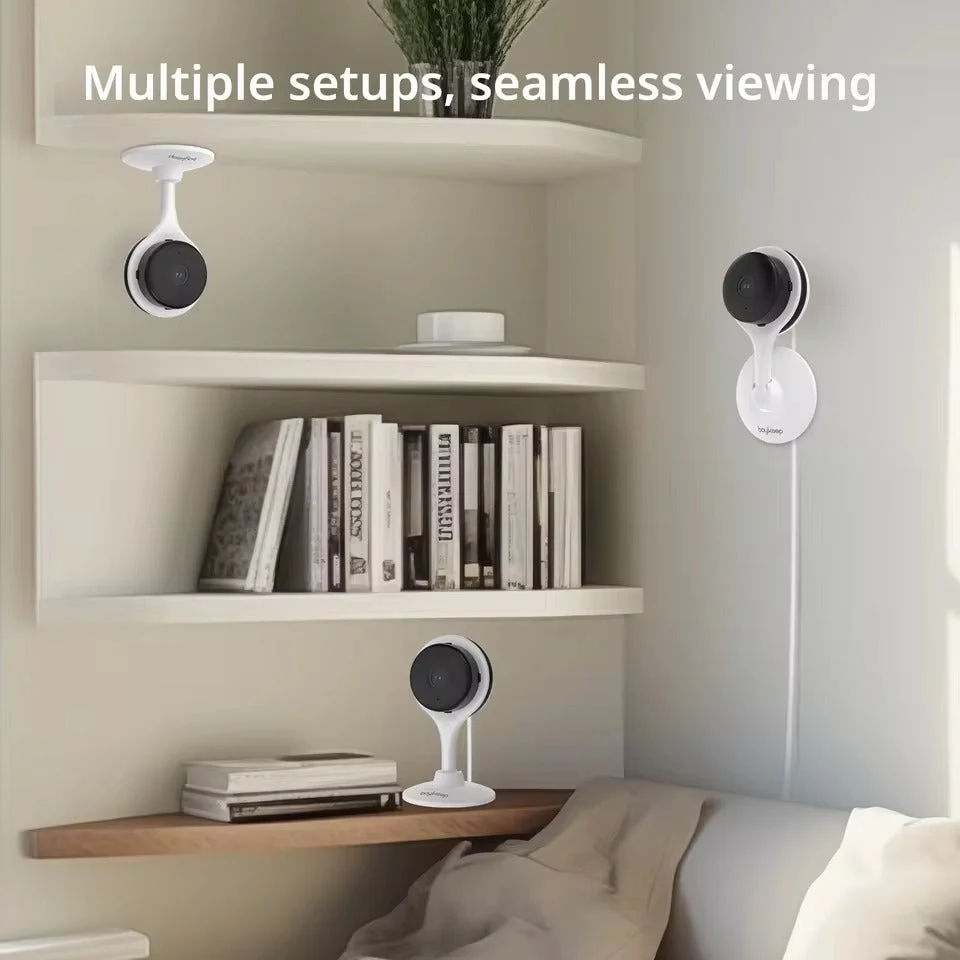 Smart Indoor Pet Camera | 2K Resolution with Night Vision & Two-Way Audio | Ideal Dog & Cat Monitor