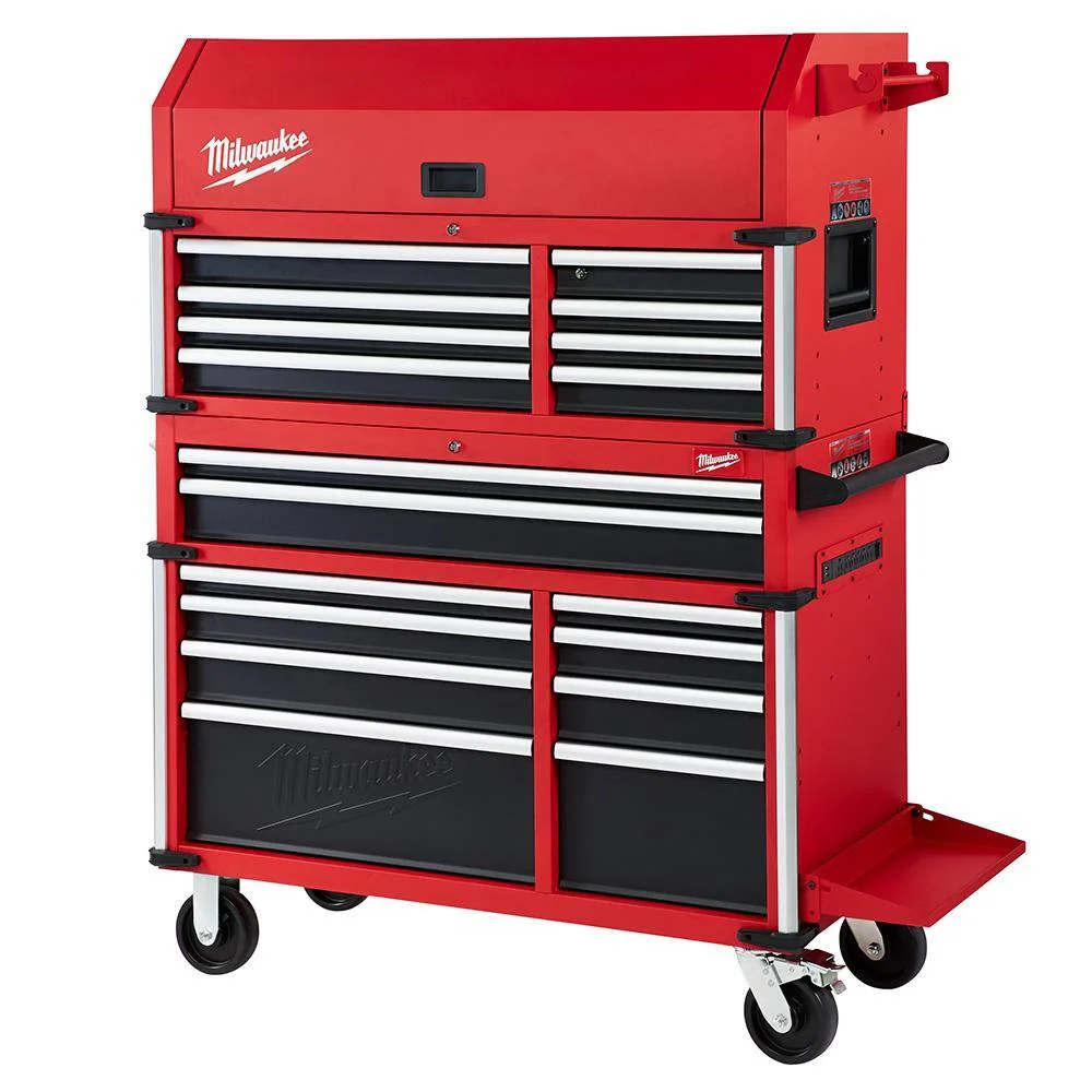 Cofre y gabinete para herramientas MW de gran capacidad con 18 cajones