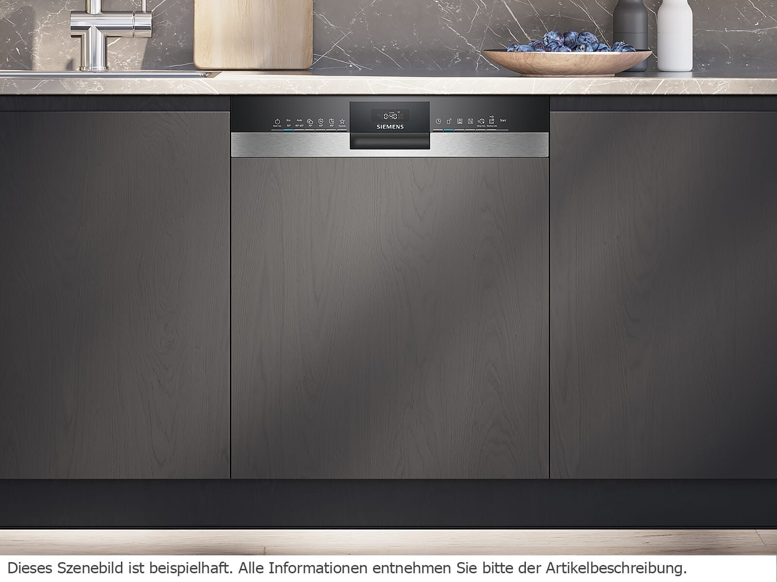 teilintegrierbarer Geschirrspüler SN53HS10UE