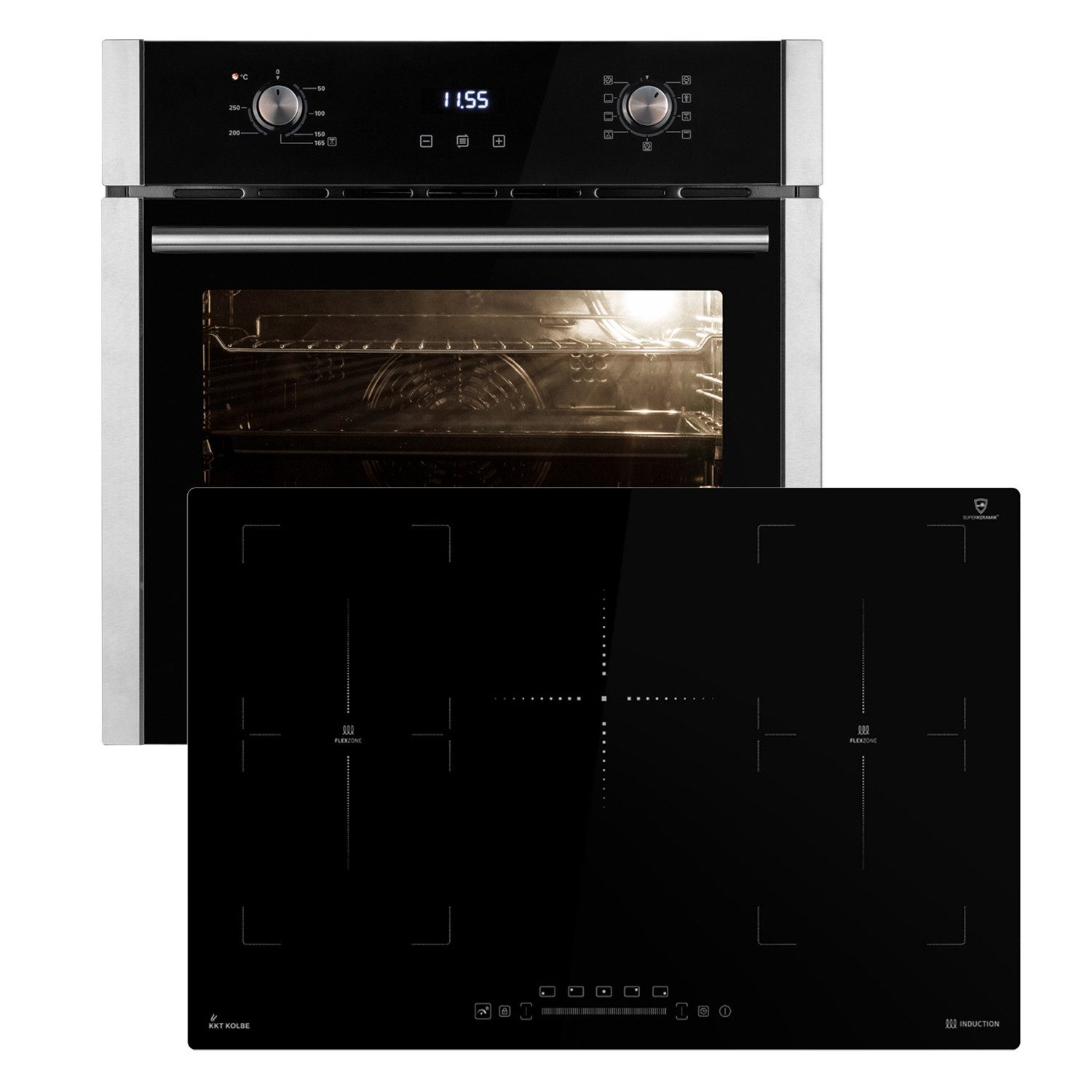 Backofen-Set Backofen und Induktionskochfeld SET8005IH77FZ