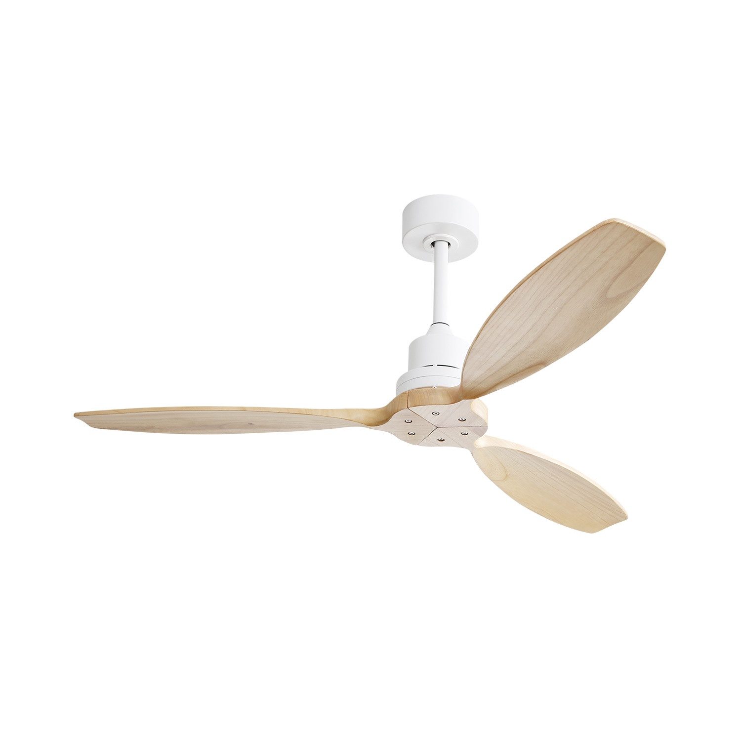 Deckenventilator Deckenventilator mit Massivholzflügeln und Niedrigem Profil,Ohne Licht