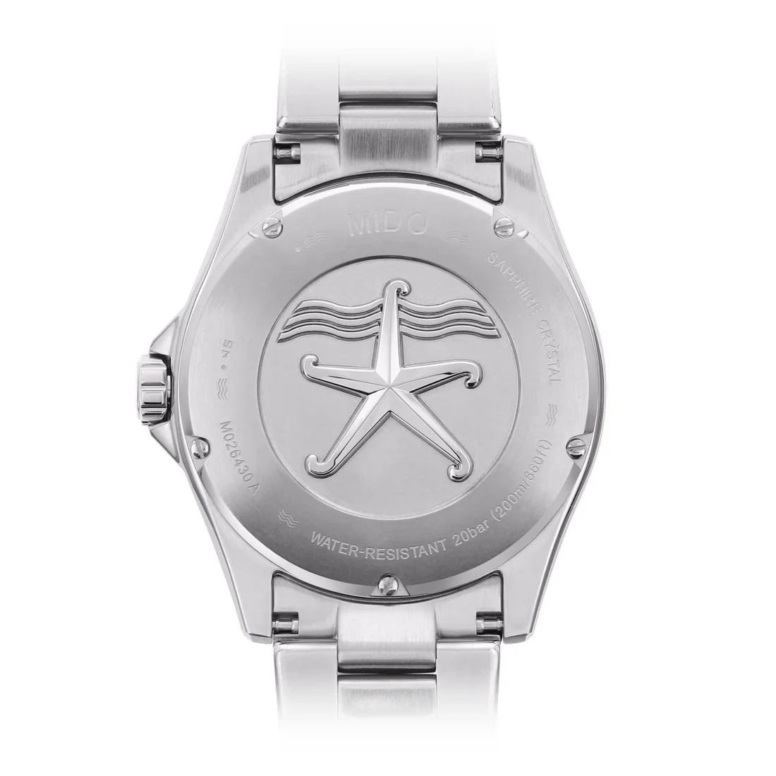 Orologio Mido Ocean Star 200 quadrante nero bracciale acciaio