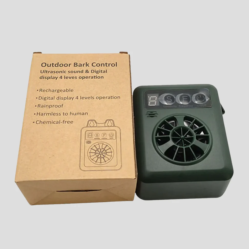 Outdoor Bark Control Device �C Weatherproof, Ultrasonic & Rechargeable