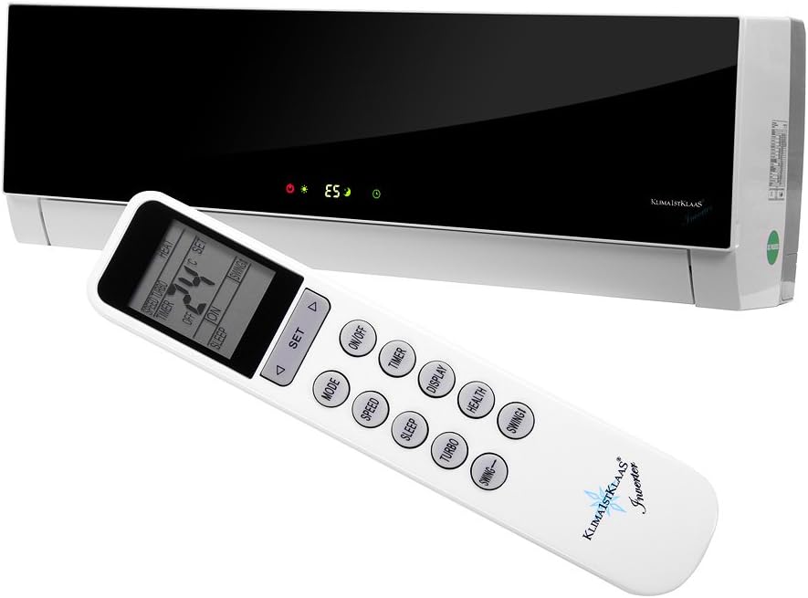 Inverter Klimasplitanlage 3,5 kW Kühlen und Heizen, EEK: A