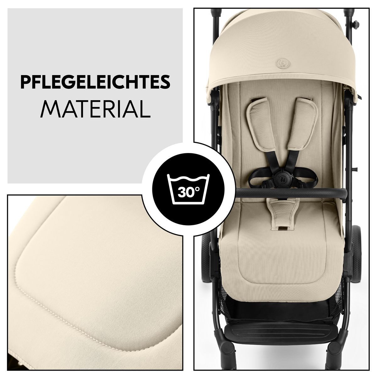 Kinder-Buggy Travel N Care Plus - Vanilla