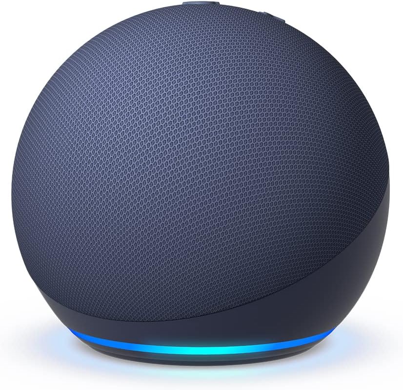 Echo Dot (Ultimo modello) | Altoparlante intelligente Wi-Fi e Bluetooth, suono più potente e dinamico, con Alexa | Bianco ghiaccio