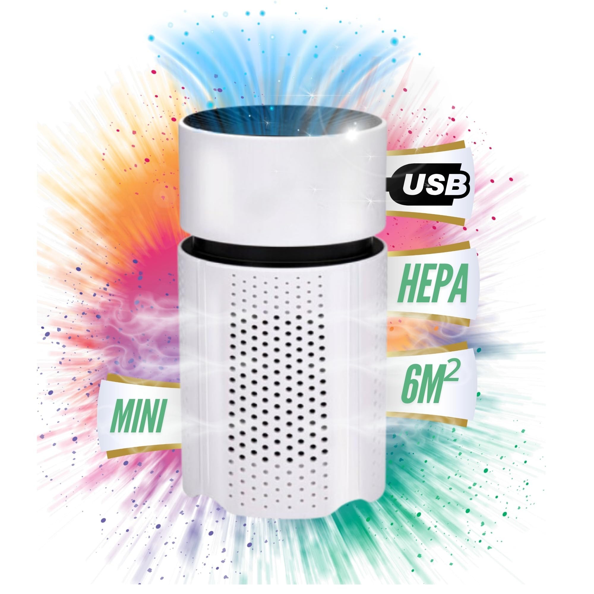 Luftfilter Mini Air Purifier USB Luftreiniger Hepa Filter Kleiner Luftfilter