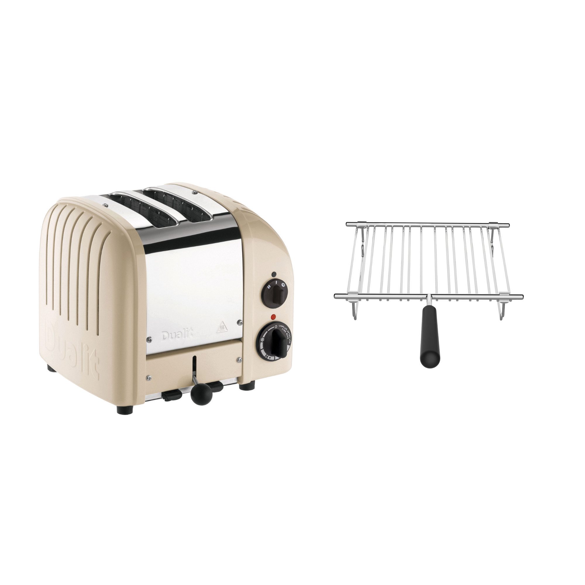 Toaster Dualit Paket 1, 2er Toaster mit GRATIS Brötchenaufsatz