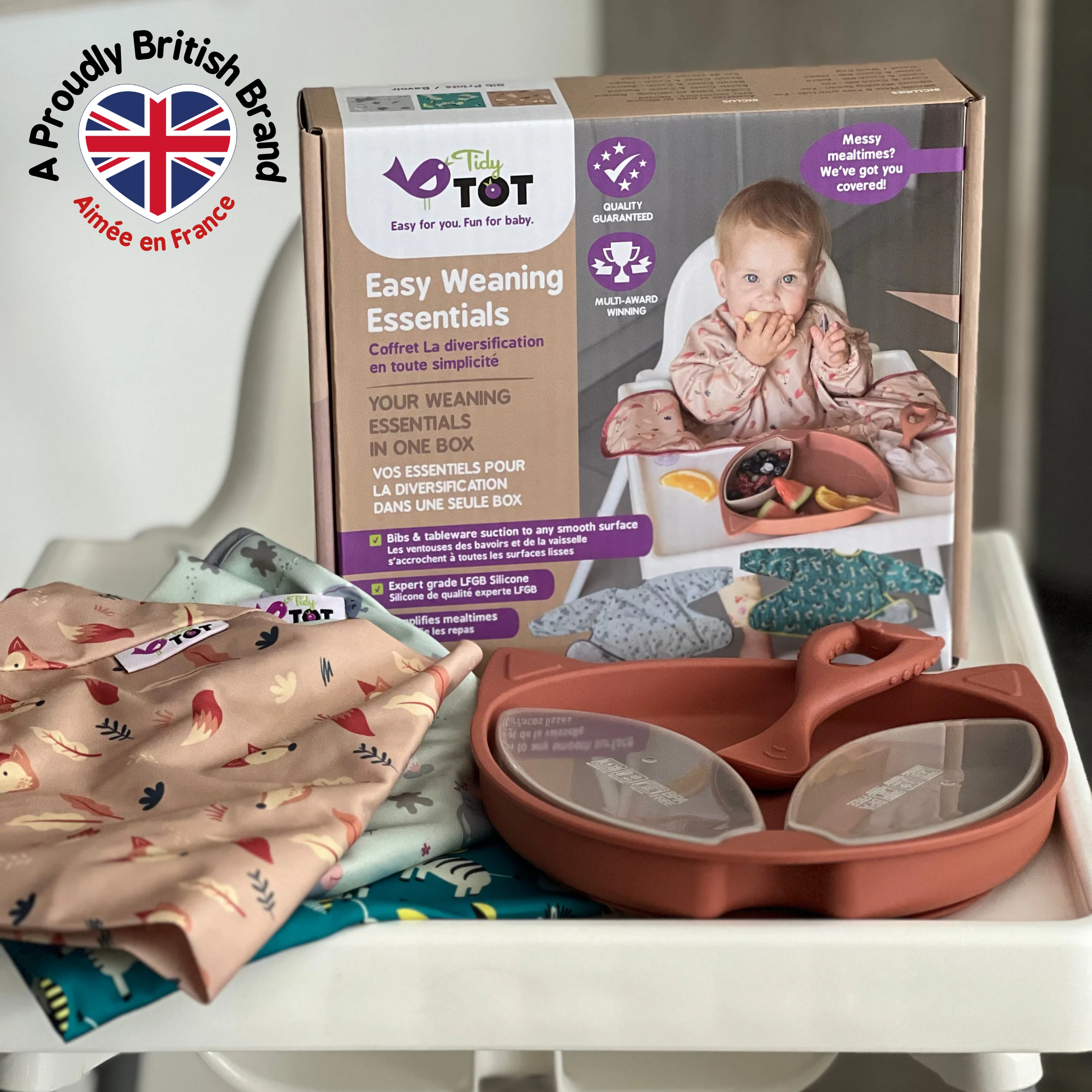 Cover & Catch Easy Weaning Essentials - CLEARANCE