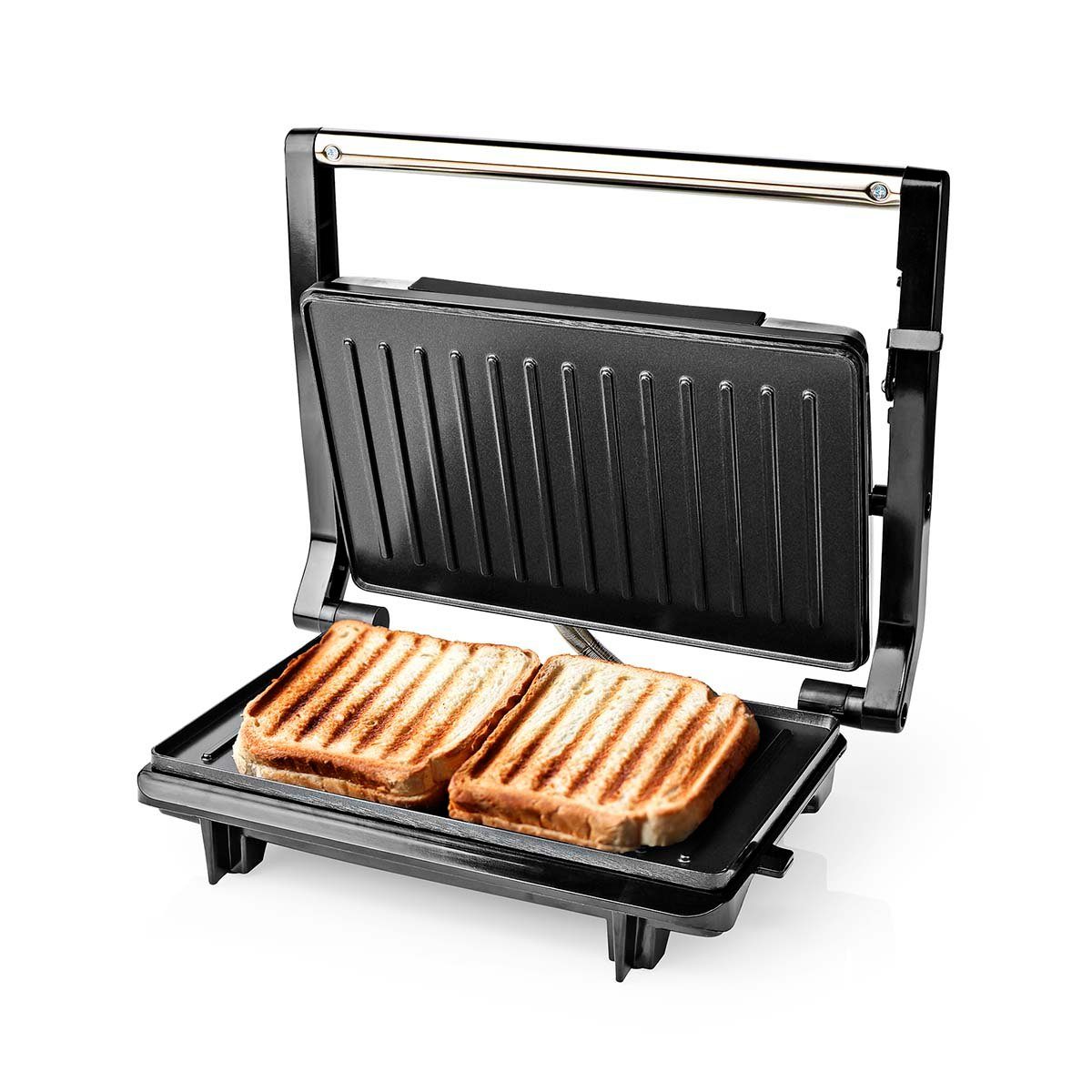 Kontaktgrill Kontaktgrill Grill Tischgrill Panini 750W Anti-Haft-Beschichtung