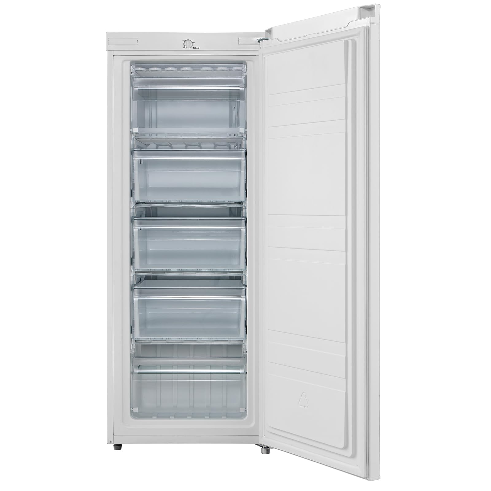 Gefrierschrank 160 L, Standgerät mit 4-Sterne-Gefrieren und GMCC-Kompressor, 142 x 55 x 55 cm