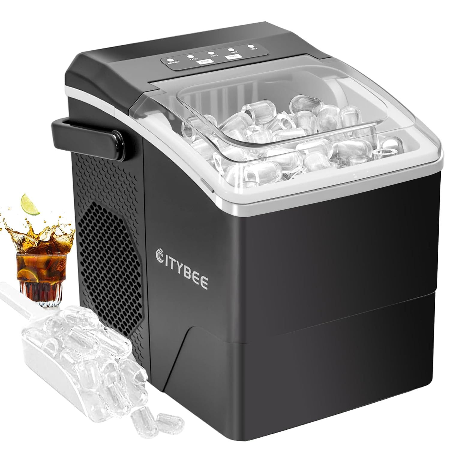 Eiswürfelmaschine Eiswürfelbereiter mit Tragbarem 2 Größen von Bullet Büro Camping Party
