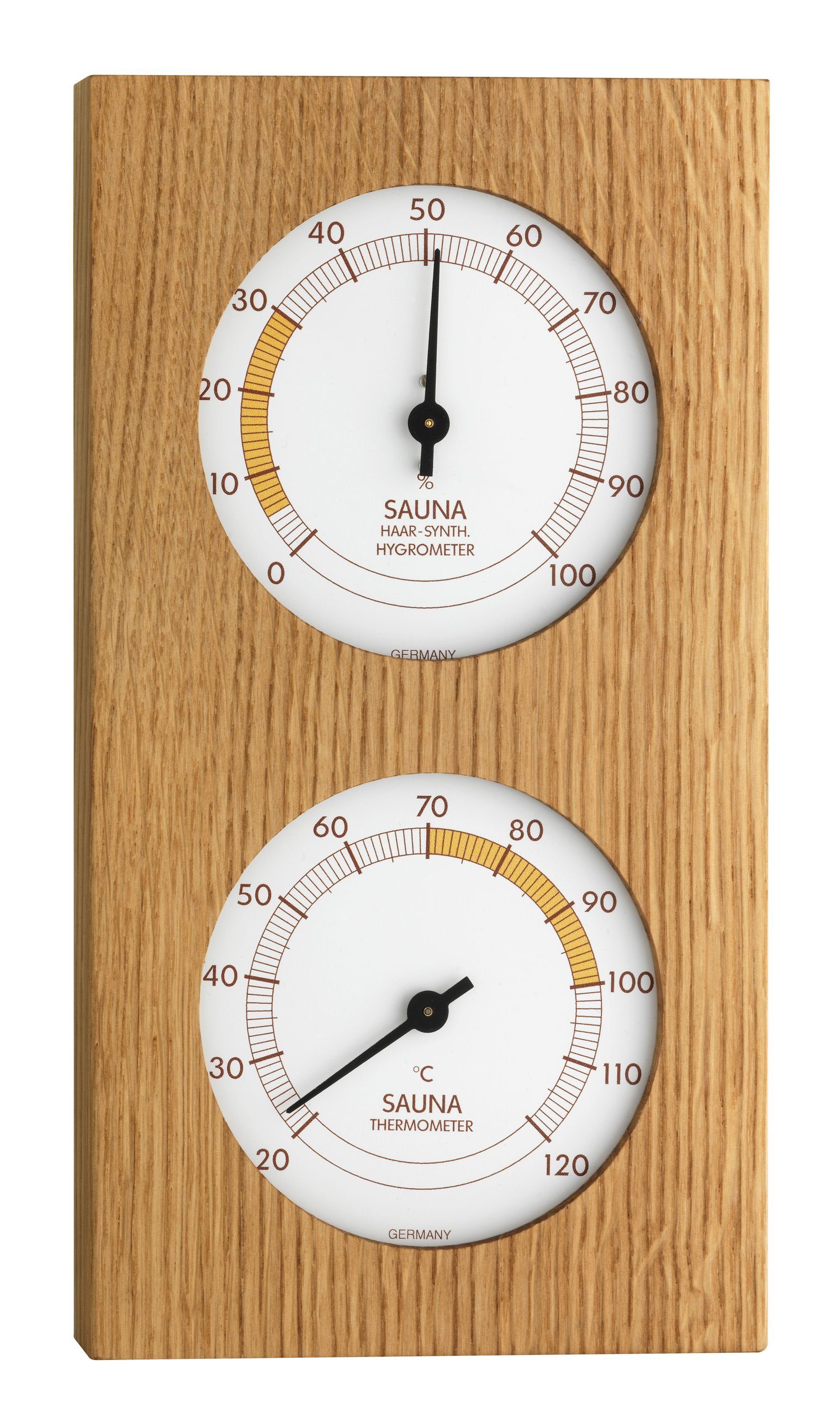 Wetterstation Sauna-Thermo-Hygrometer, 130x242mm