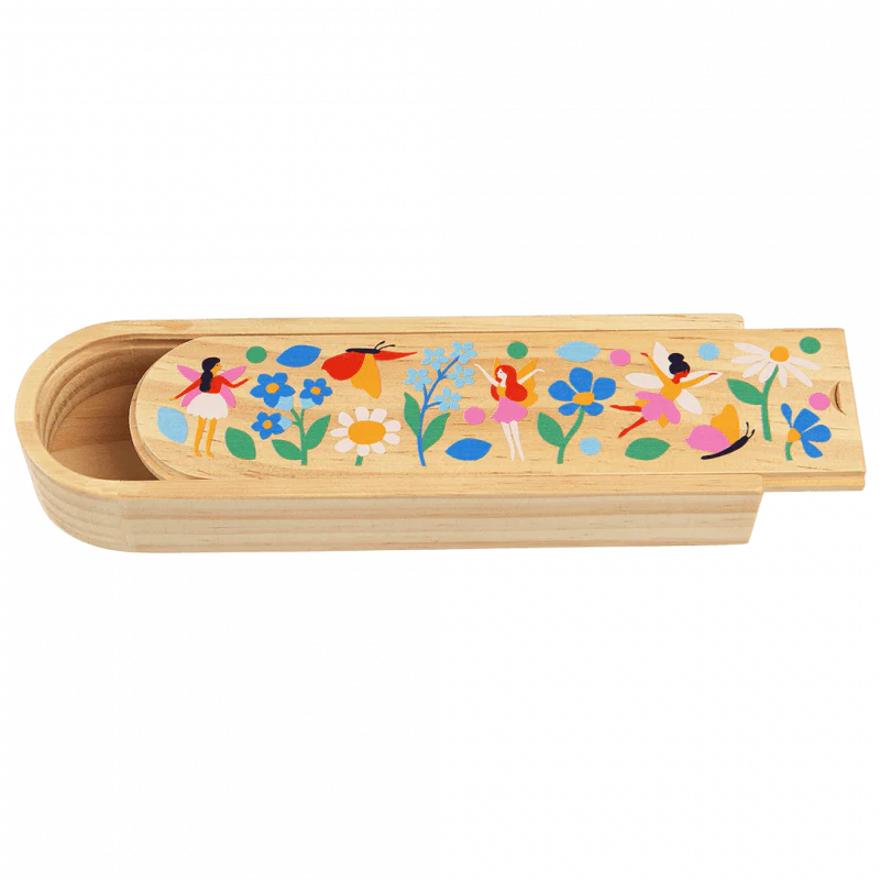 Rex London Fairies in the Garden Wooden Pencil Case
