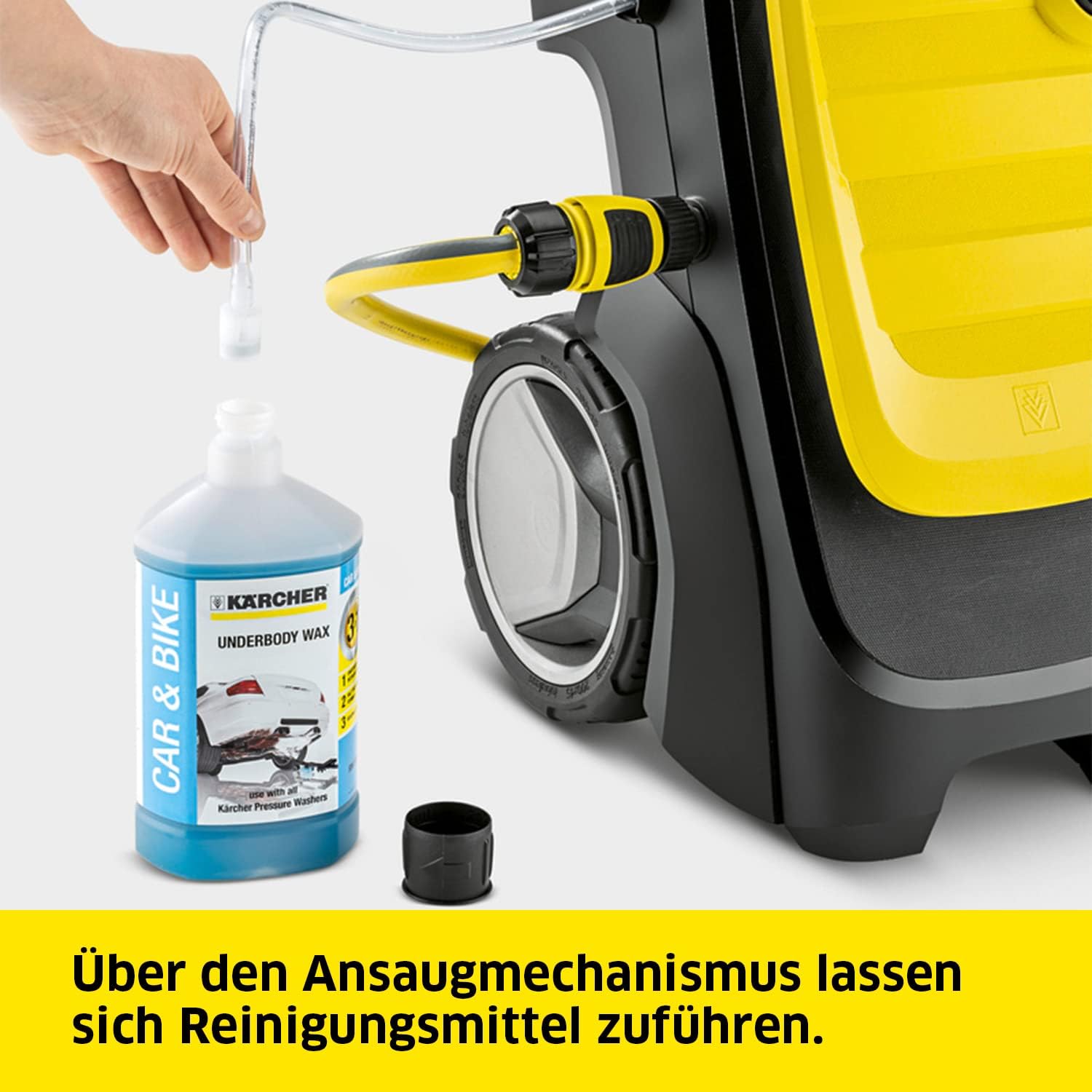 Krcher hogedrukreiniger K 7 Premium Power Home, druk: 180 bar, debiet: 600 l/h, oppervlaktecapaciteit: 60 m/h, vermogen: 3.000 W, slanghaspel, met pistool, vuilvreter, spuitlans