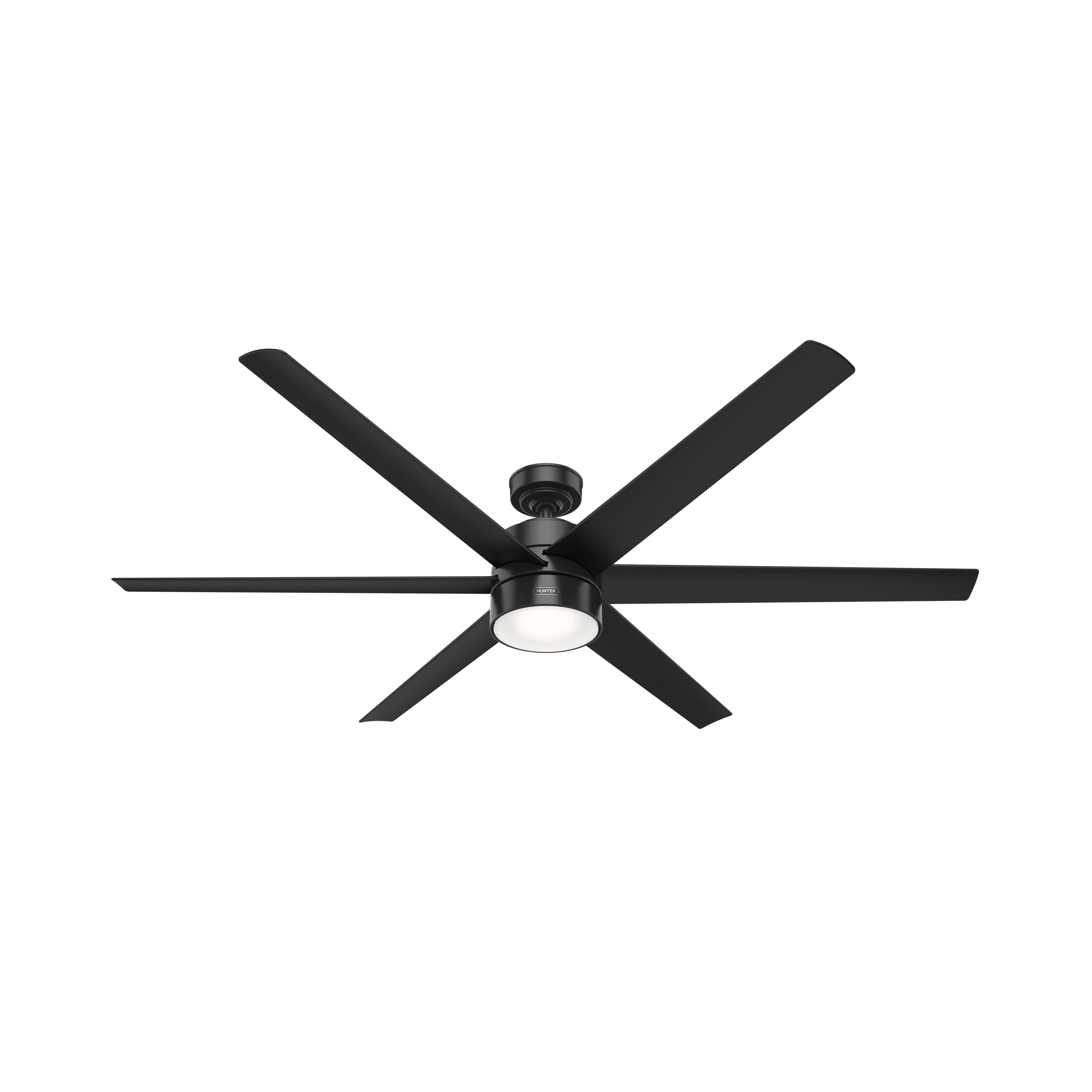 Deckenventilator DC Deckenventilator Solaria Schwarz 183 cm mit LED
