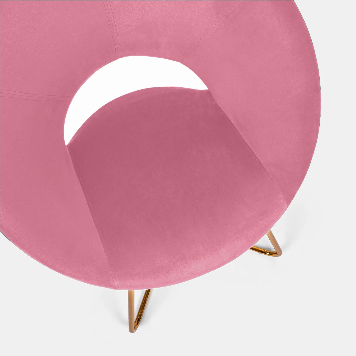 Poltroncina London Rosa Velvet