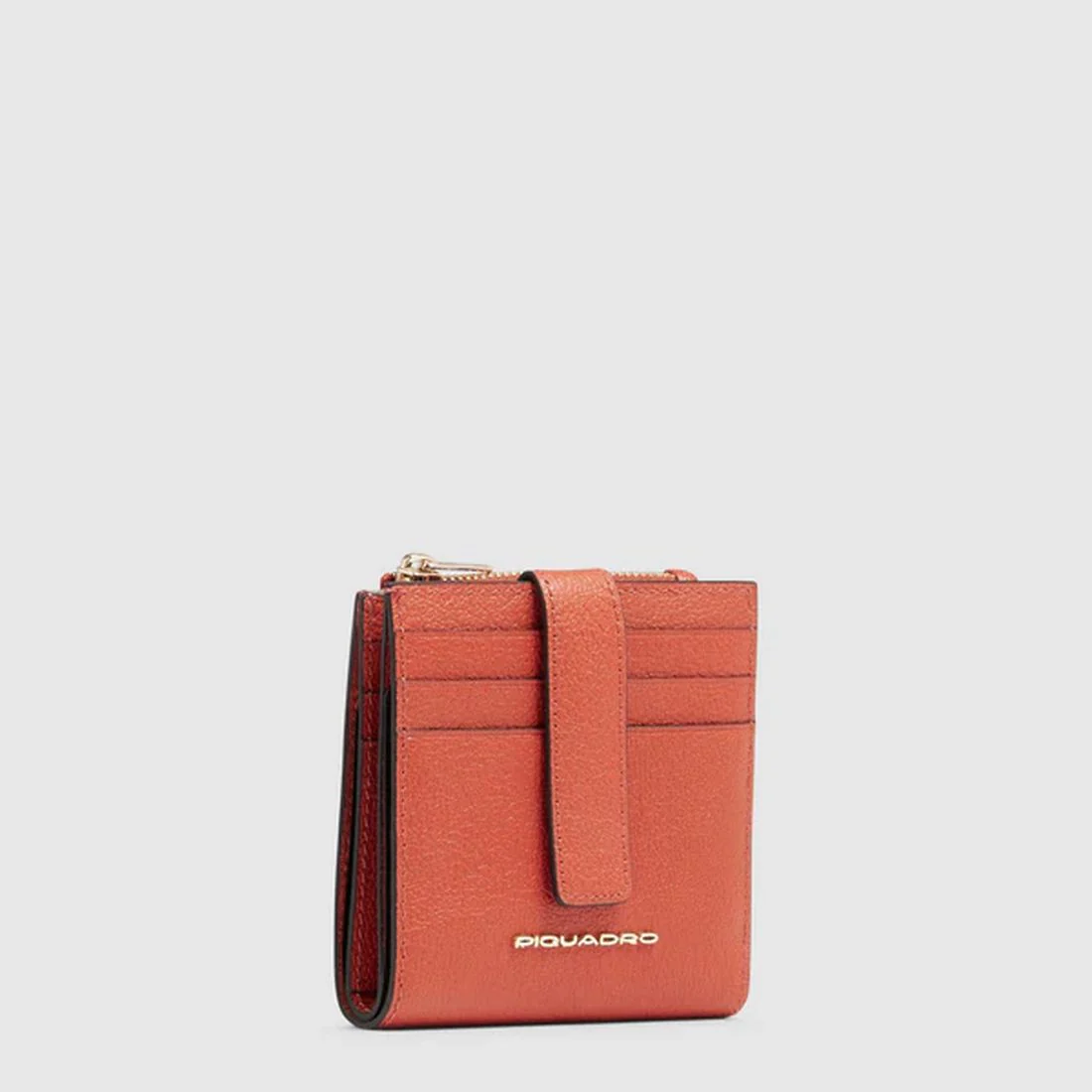 Portacarte donna Piquadro con portamonete arancione PP6843W140R-AR