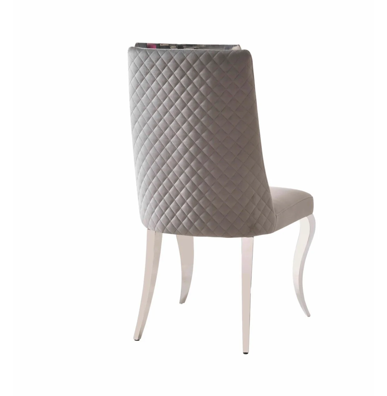 Pair Of 2 Ruby Dark Grey Dining Chairs
