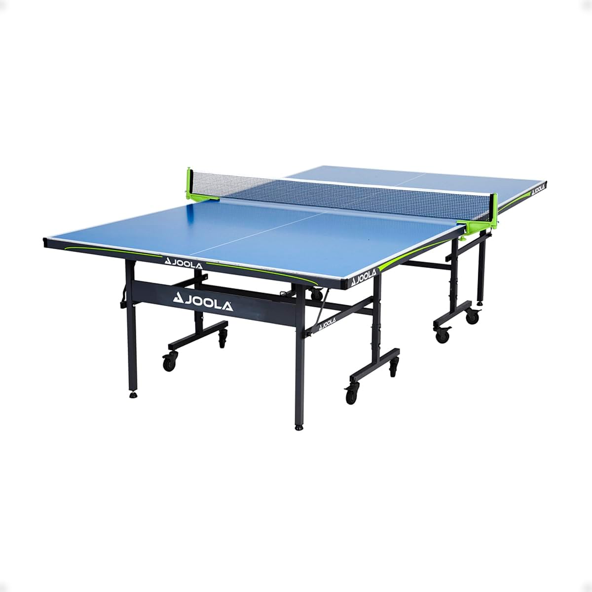 JOOLA Tavolo da ping pong professionale per esterni, 6 mm, superficie composita in alluminio, resistente alle intemperie, pieghevole, con rete inclusa