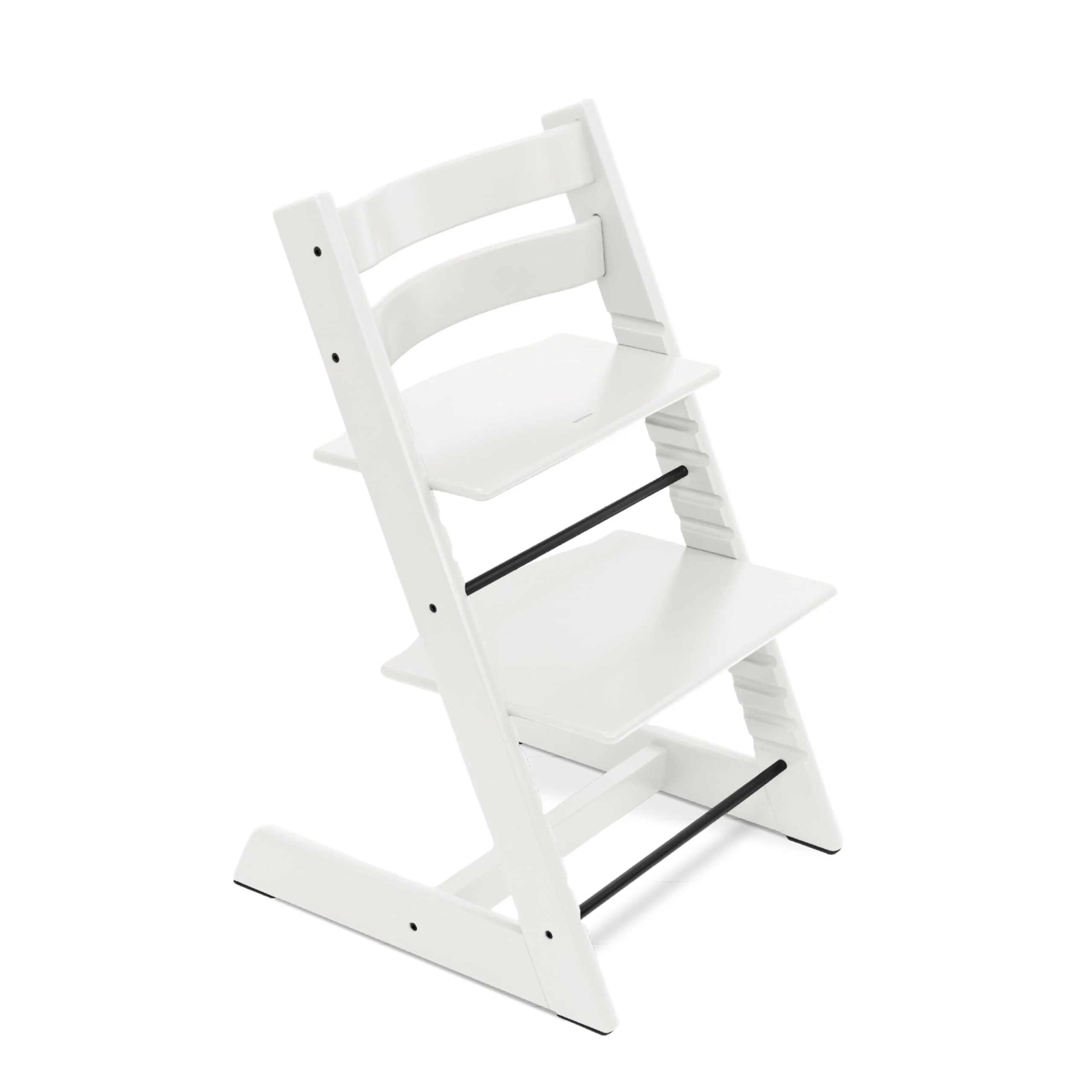 Stokke Tripp Trapp® Hochstuhl aus Holz, mitwachsender Kinderstuhl mit verstellbarer Sitz- und Fußplatte