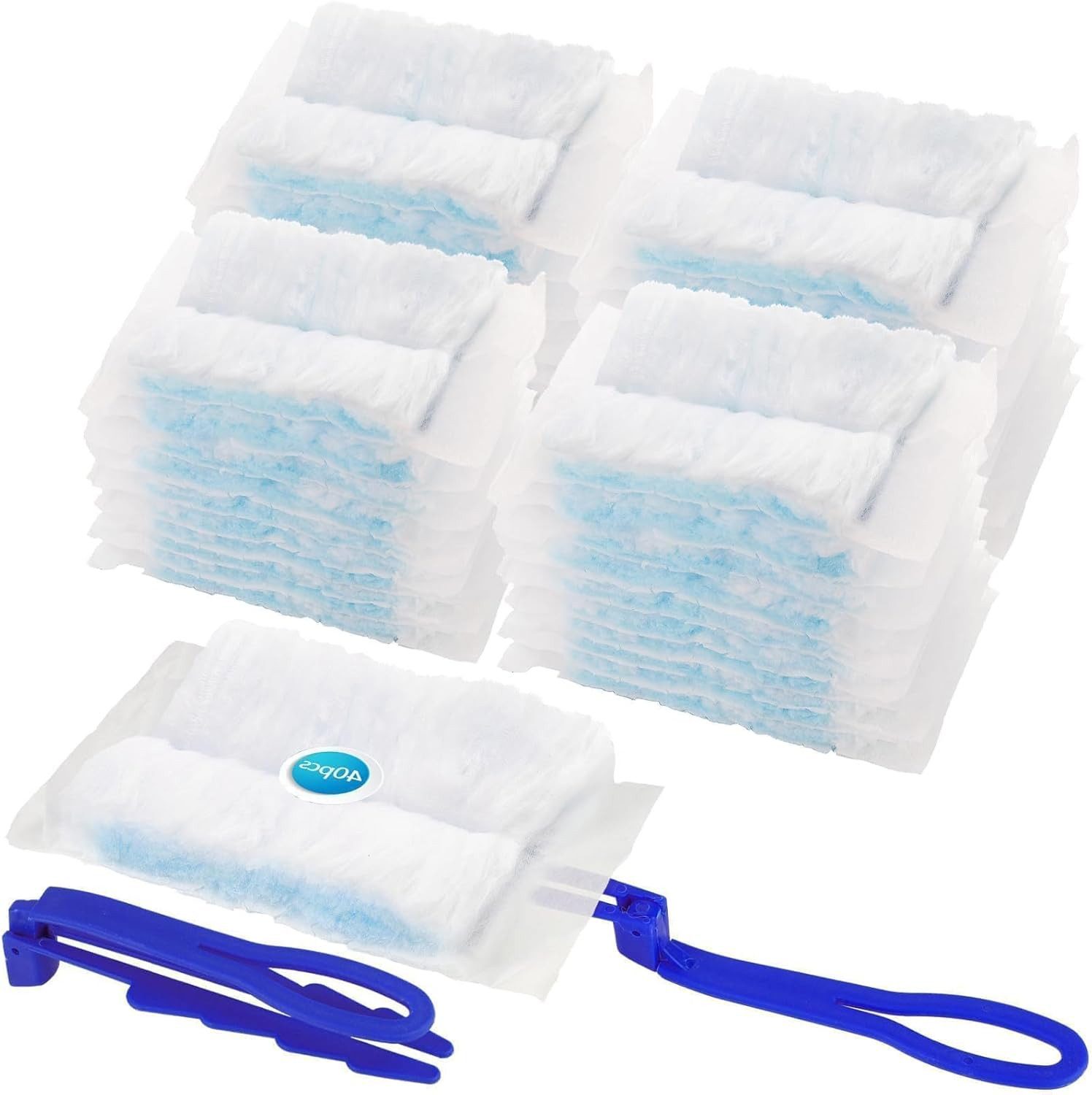 Luftentfeuchter 40er Staubmagnet Tücher Nachfüllpack für Swiffer Staubwedel mit Griff