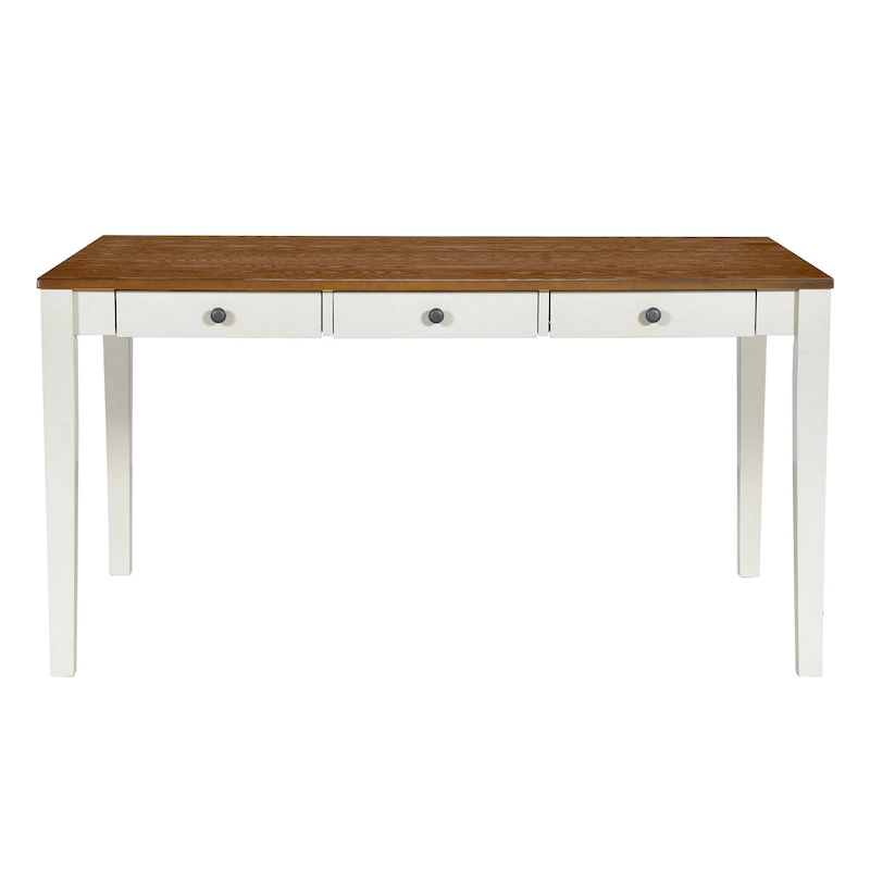 6-Piece Wooden Dining Table Set with 4 Chairs & Bench, Table with Drawer