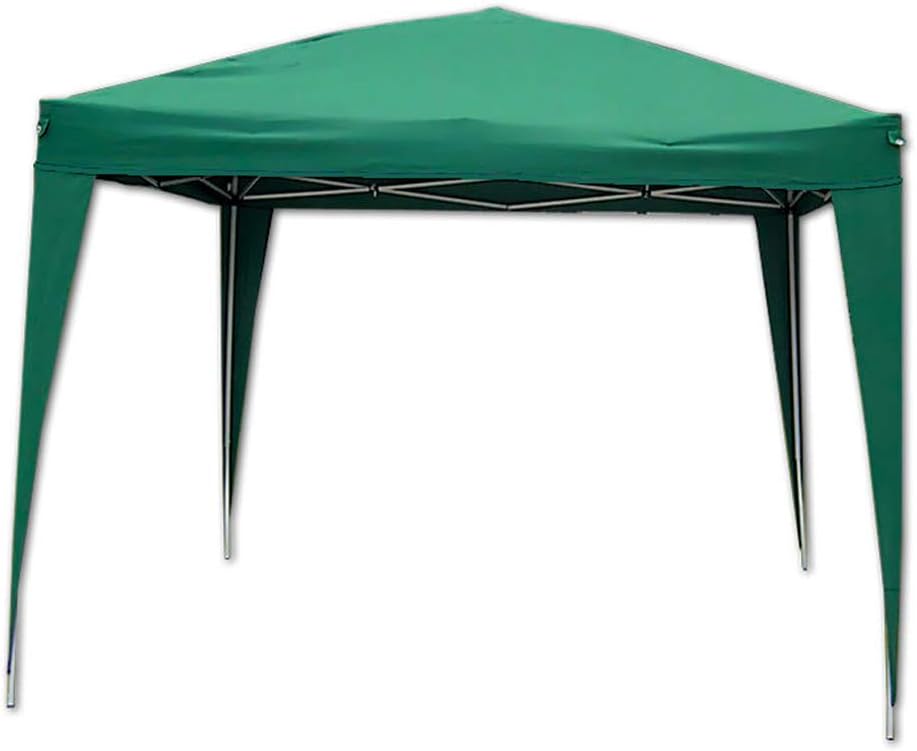 FP-TECH - GAZEBO PIEGHEVOLE GIARDINO 3X3 AUTOMATICO RICHIUDIBILE FISARMONICA STAND FIERA VERDE O BIANCO (Gazebo Bianco)