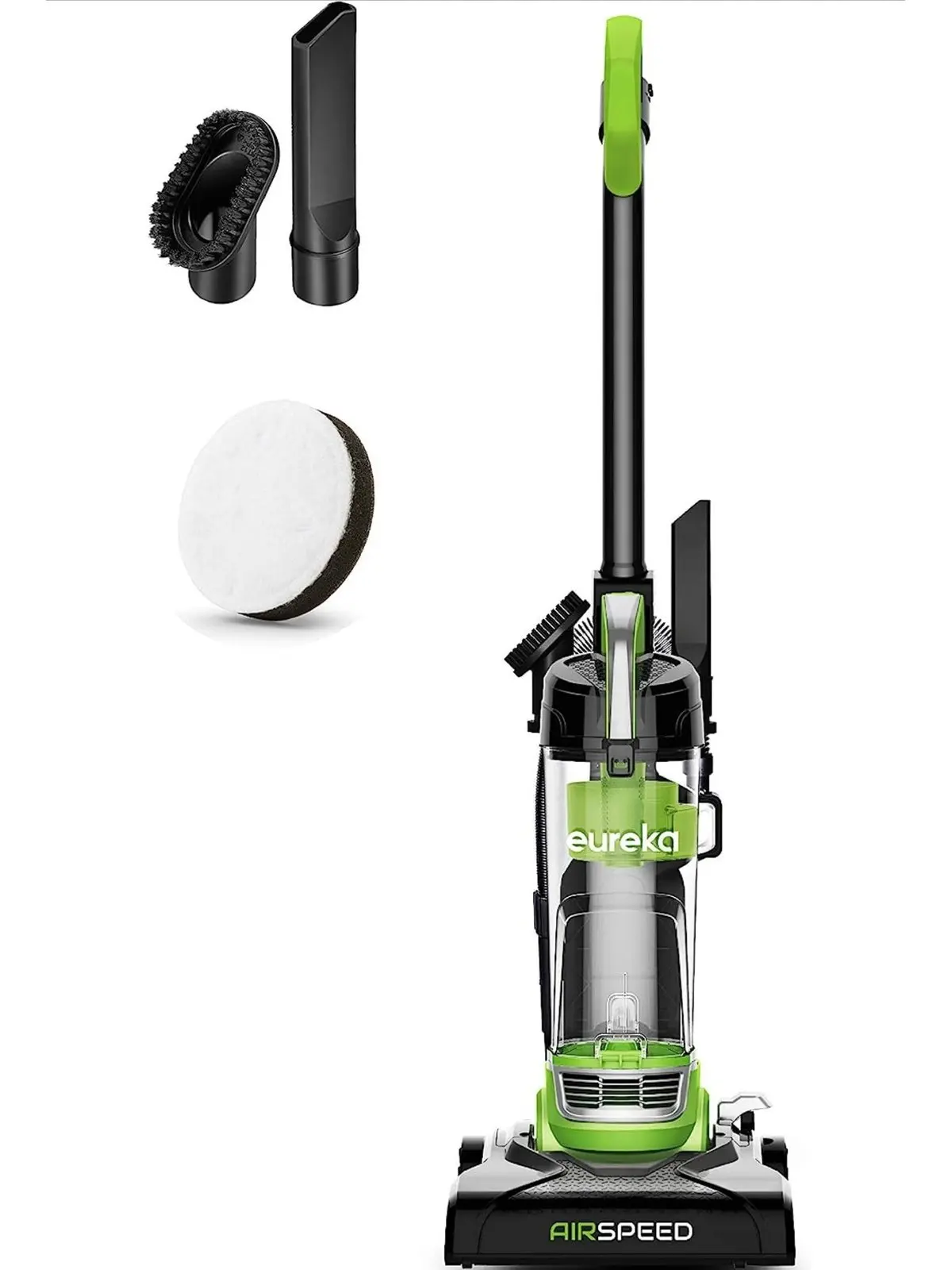 Eureka Powerful Bagless Upright Carpet and Floor Airspeed Ultra Lightweight Vacuum Cleaner, w/Replacement Filter, Green