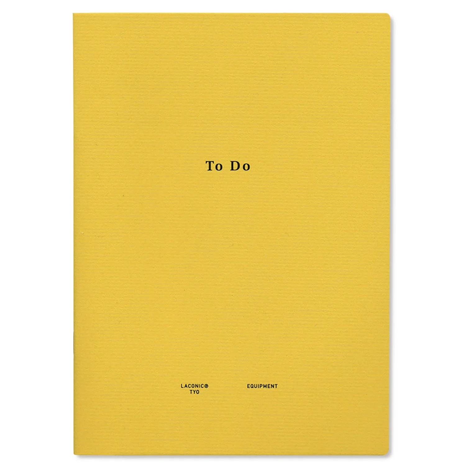 LACONIC STYLE NOTEBOOK A5 TO DO