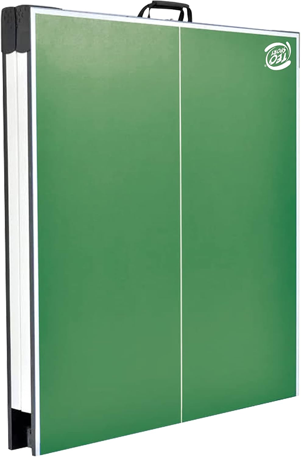 Teorema Giocattoli - Tavolo da Ping Pong Pieghevole Salvaspazio, Misure 182x86.5X75 cm, Tavolo Ping Pong esterno e interno con Set Completo: Rete, 2 Racchette e 2 Palline, Facile da Trasportare