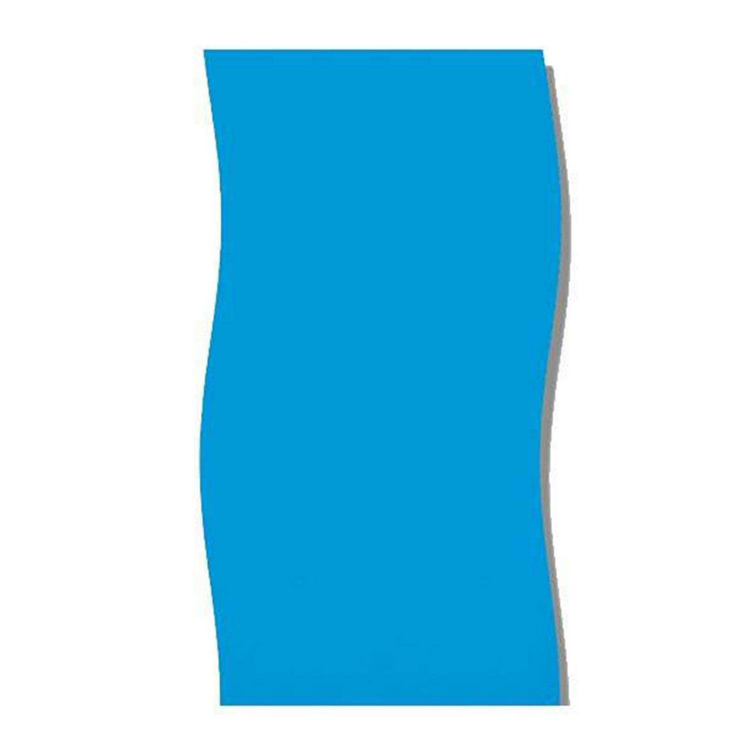 Swimline 21&prime; Solid Blue Vinyl Round Above Ground Pool Liner, Durable Overlap, UV & Chemical Resistant