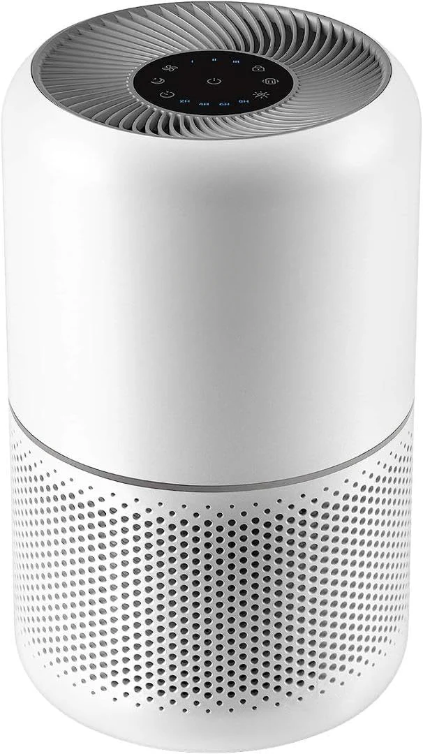 Air Purifier for Home Allergies Pets Hair in Bedroom & Standing Fan for Bedroom, 82ft CirculAir 120° Oscillating Fan
