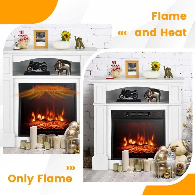 32 inch Electric Fireplace Mantel