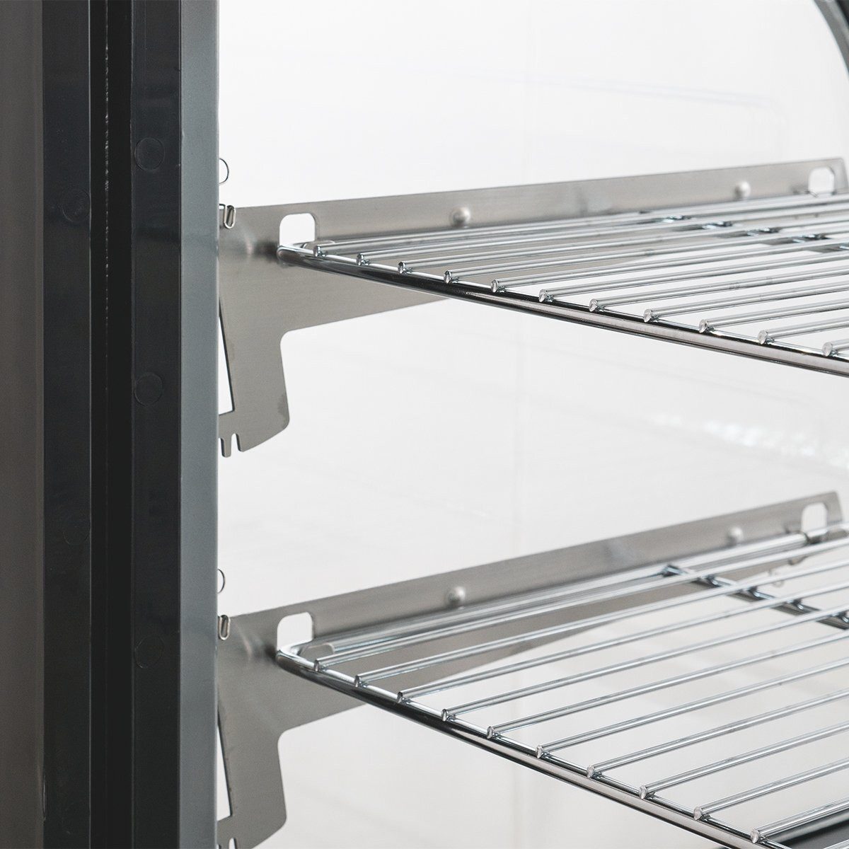 Kühlschrank Kühlvitrine 160 L - LED mit Glastür I abschließbar