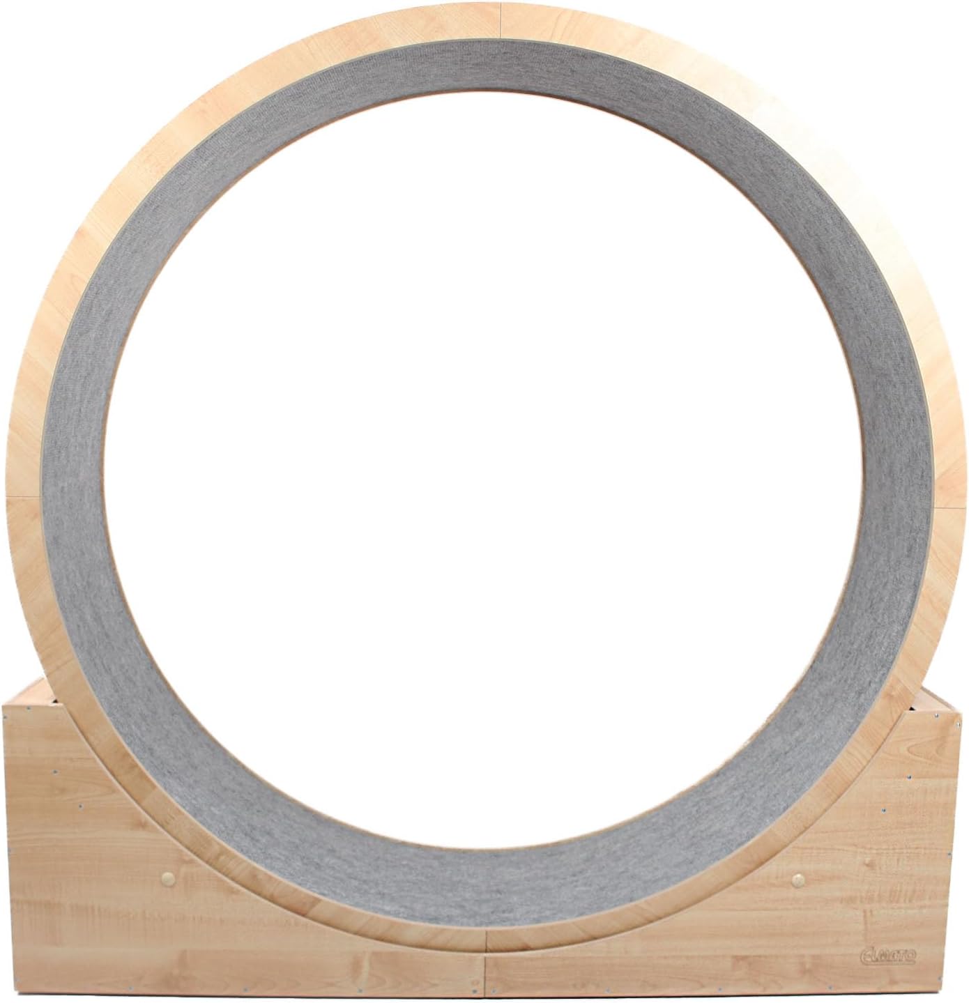 Elmato Katzenlaufrad Simba L & XXL ca. 120 cm / 140 cm in weiß/beige & grau/meliert (beige, 120 cm)