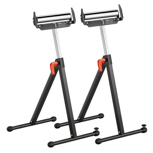VEVOR 2x Rollenbock Rollenständer verstellbar 68-109cm Arbeitsbock faltbar 113kg