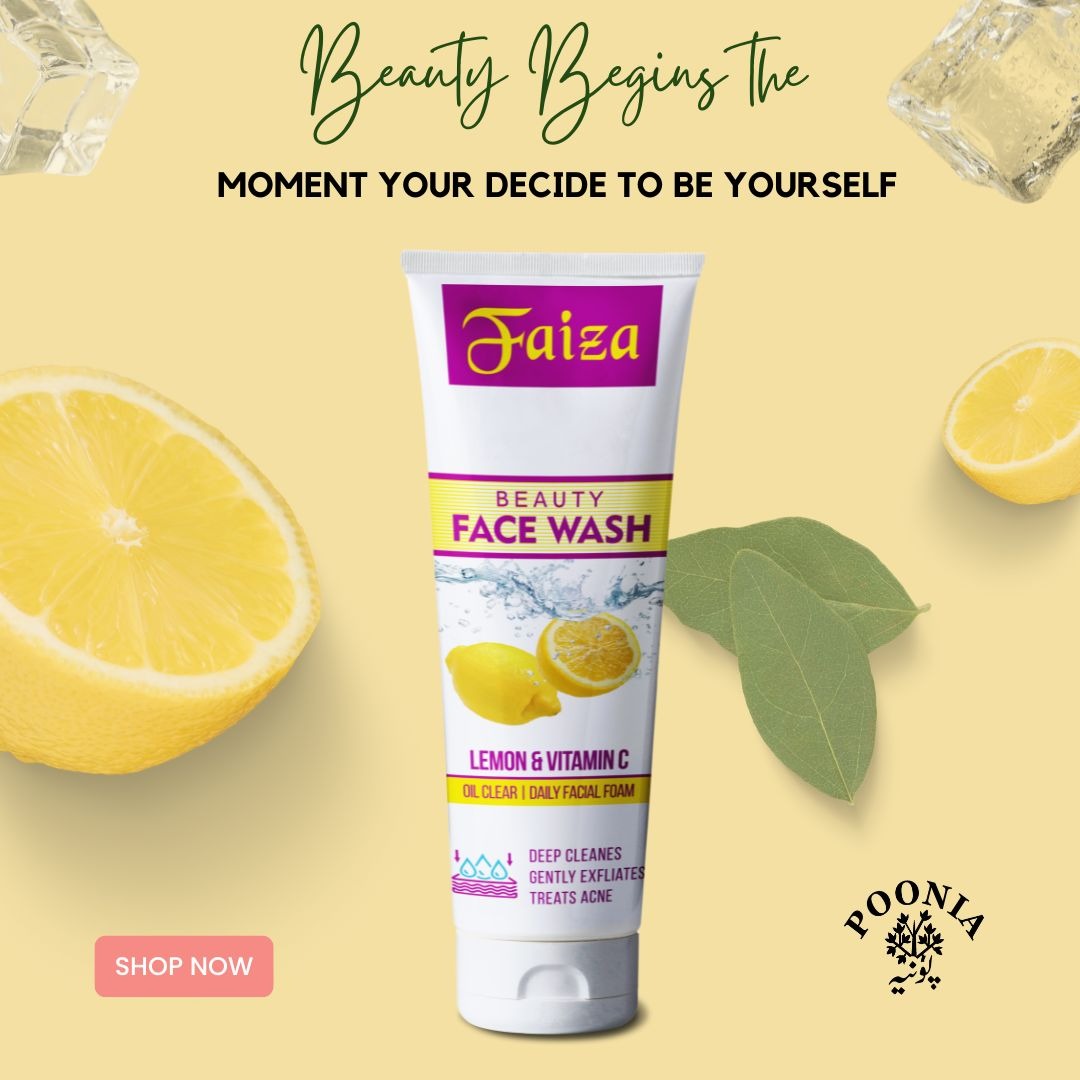 Faiza Face Wash Lemon / Vitamin C